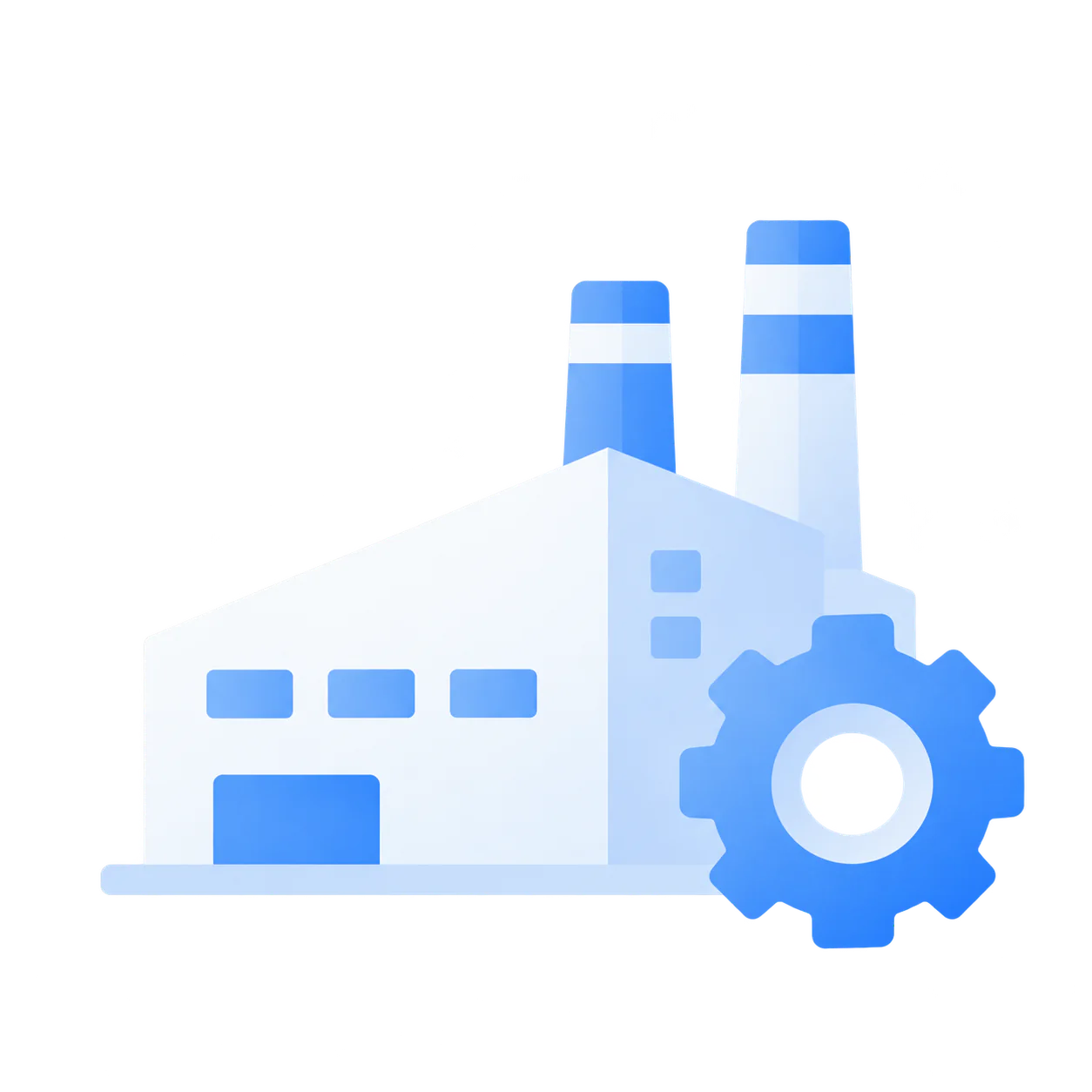 製造業の工場を表すイラスト